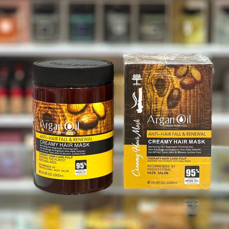 ماسک مو روغن آرگان هیر 1000 میلی لیتر