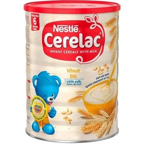 سرلاک نستله خارجی اصلی گندم قوطی 400 گرمی (6ماه به بالا- 10/2025)